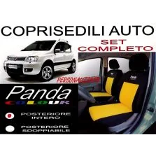 Coprisedili Foderine Anteriori e Posteriori Superjolly Panda 03> Posteriore Intero